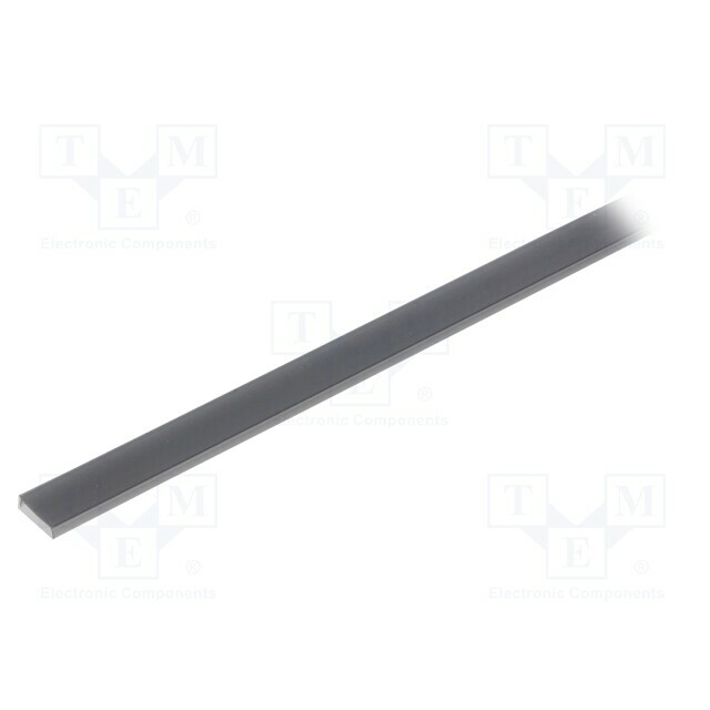 KLUŚ Cover for LED profiles; black