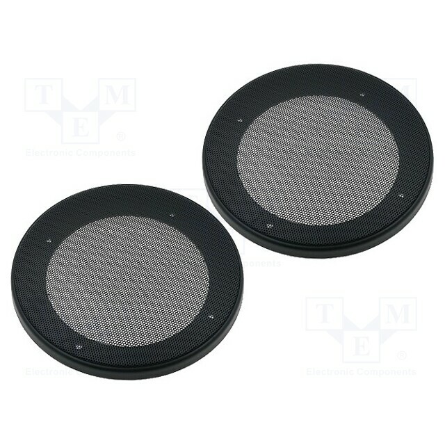 PER.PIC. Loudspeaker grille; 130mm; metal