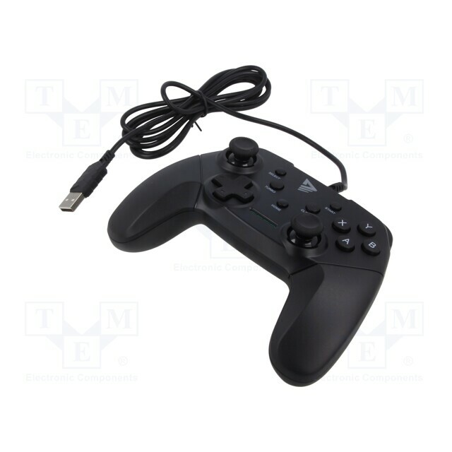 SAVIO Gamepad; black; USB A; wired