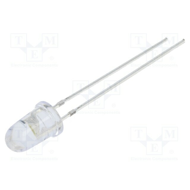 OPTOSUPPLY LED; white warm; 5mm; 60000mcd