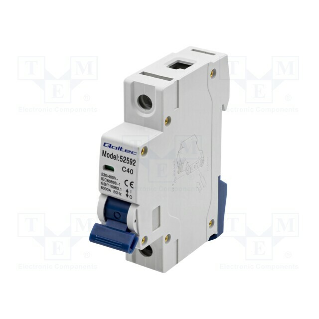 Circuit breaker; 40A; Poles: 1; for