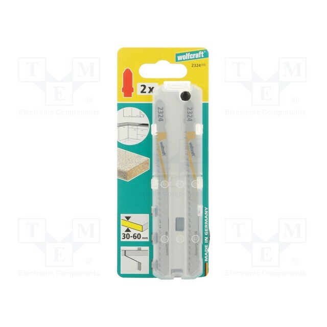 WOLFCRAFT Hacksaw blade-set; wood,chipboard,jigsaw