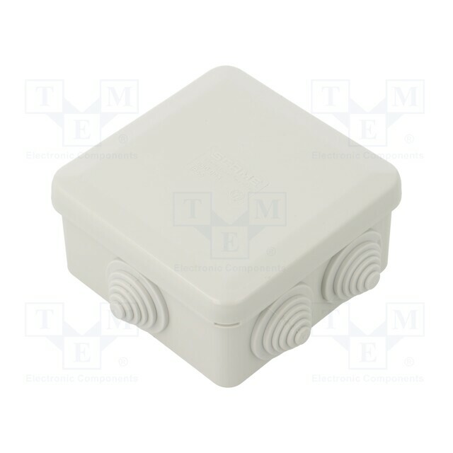 Enclosure: junction box; X: 89mm; Y: