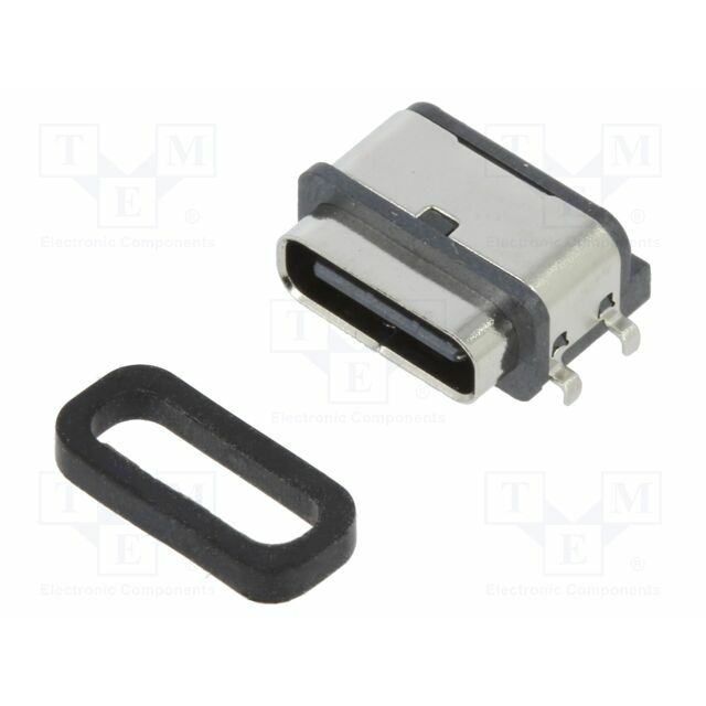 GCT Connector: USB C; socket; SMT