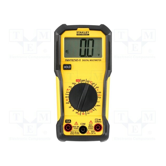STANLEY Digital multimeter; LCD; VDC: 600V