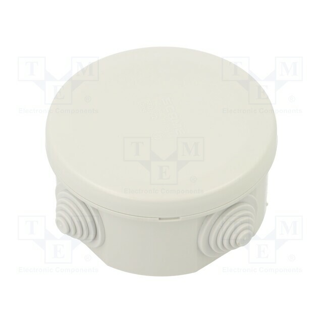 Enclosure: junction box; Ø: 80mm; Z: