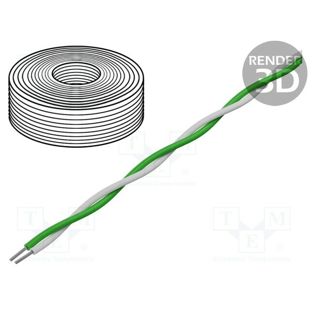 K-type compensating lead; Insulation: PVC; Cores: