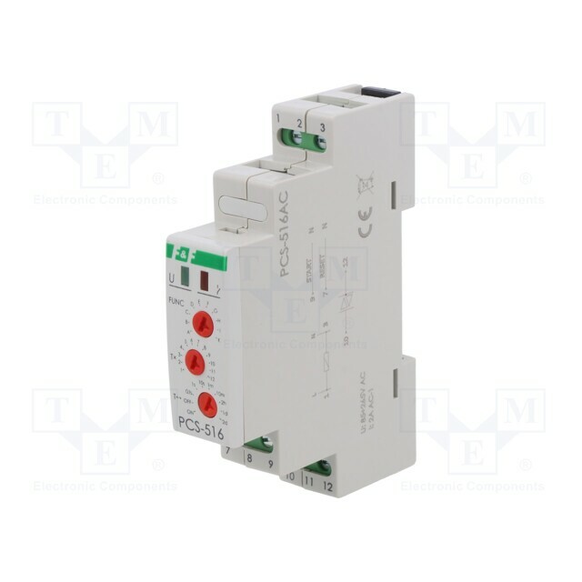 F&F Timer; 0,1s÷24days; SPDT; 8A