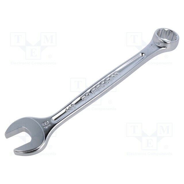 Wrench: combination spanner; double-sided; 18mm; L:
