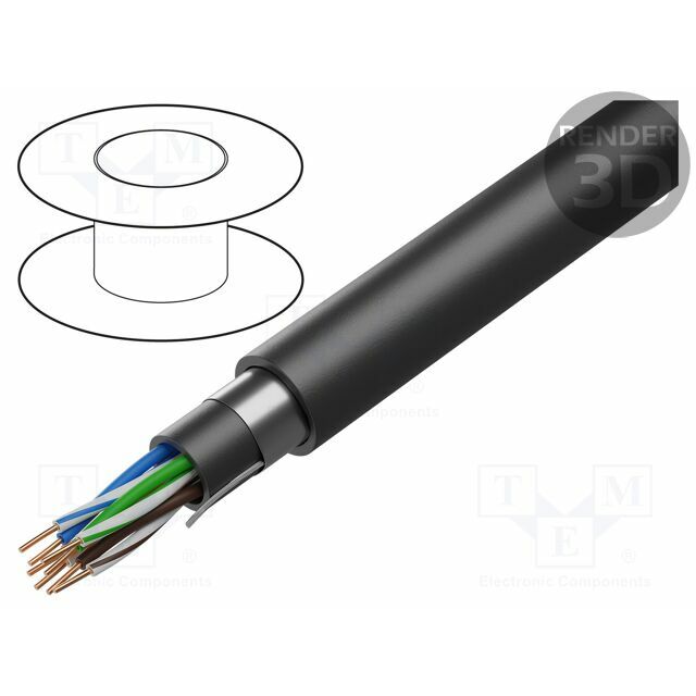 BELDEN Wire; F/UTP; 4x2x24AWG; industrial Ethernet