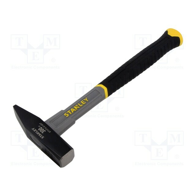 STANLEY Hammer; fitter type; 300g; fiberglass
