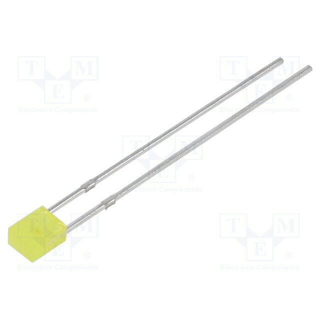 BRIGHTEK (EUROPE) LED; yellow; rectangular; 2x3mm