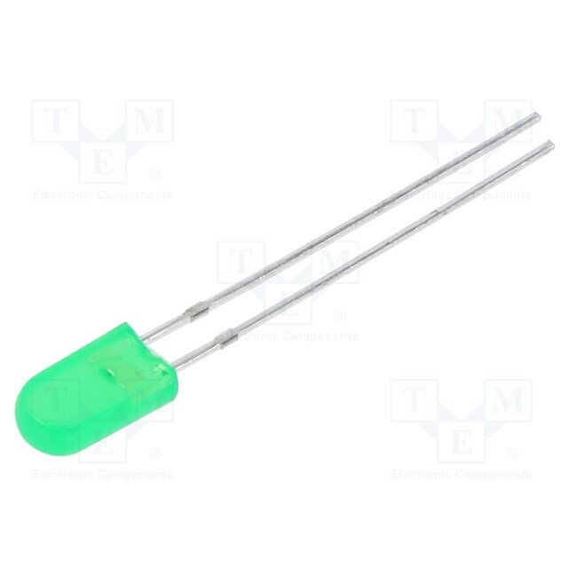 BRIGHTEK (EUROPE) LED; green; rectangular; 2