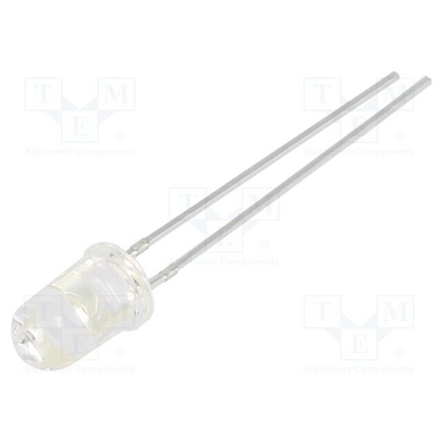 BRIGHTEK (EUROPE) LED; green; 5mm; 1500÷3500mcd