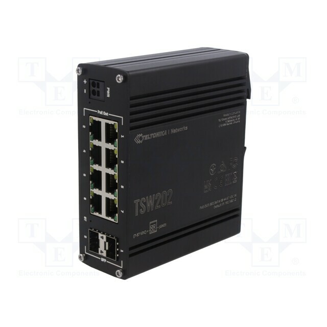 TELTONIKA Automation module: switch PoE Ethernet