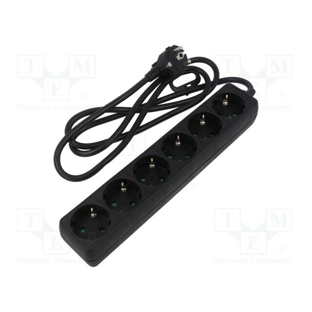 LOGILINK Plug socket strip: supply; Sockets: