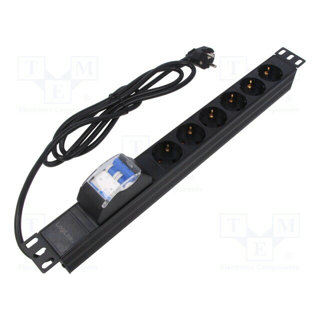 LOGILINK Plug socket strip: supply; Sockets: