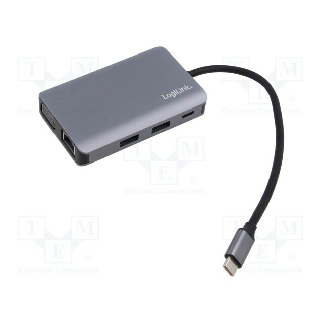 LOGILINK Docking station; Thunderbolt 3,USB