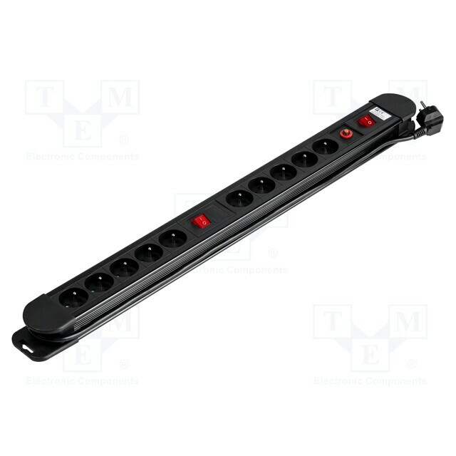 VIRONE Plug socket strip: protective; Sockets: