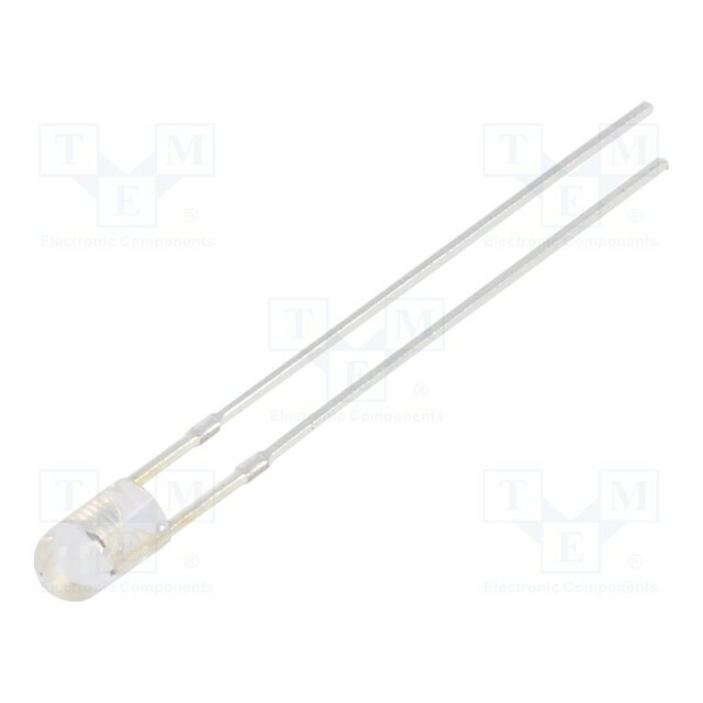 OPTOSUPPLY LED; yellow; 3mm; 2180÷3000mcd; 30°