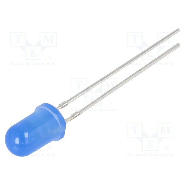 OPTOSUPPLY LED; blue; 5mm; blinking; 750÷1120mcd