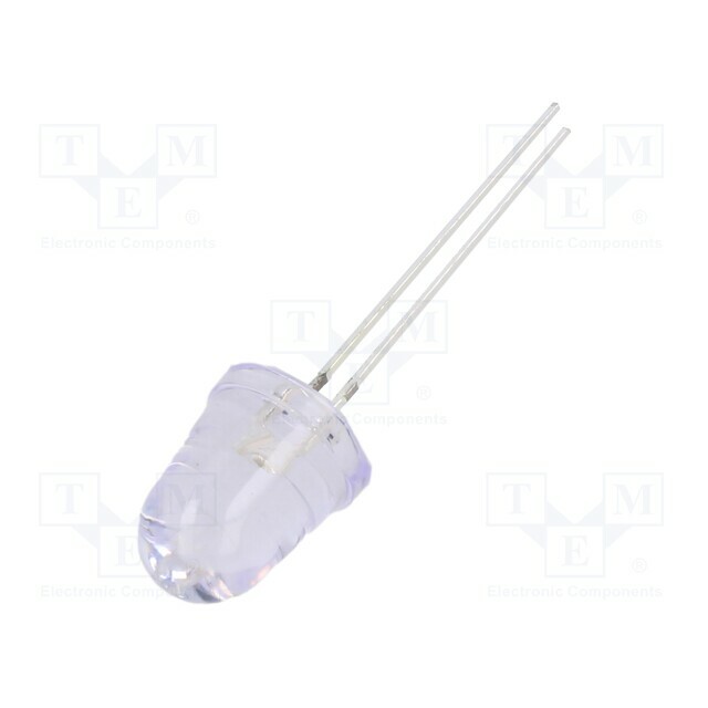OPTOSUPPLY LED; blue; 10mm; 8°; Front: