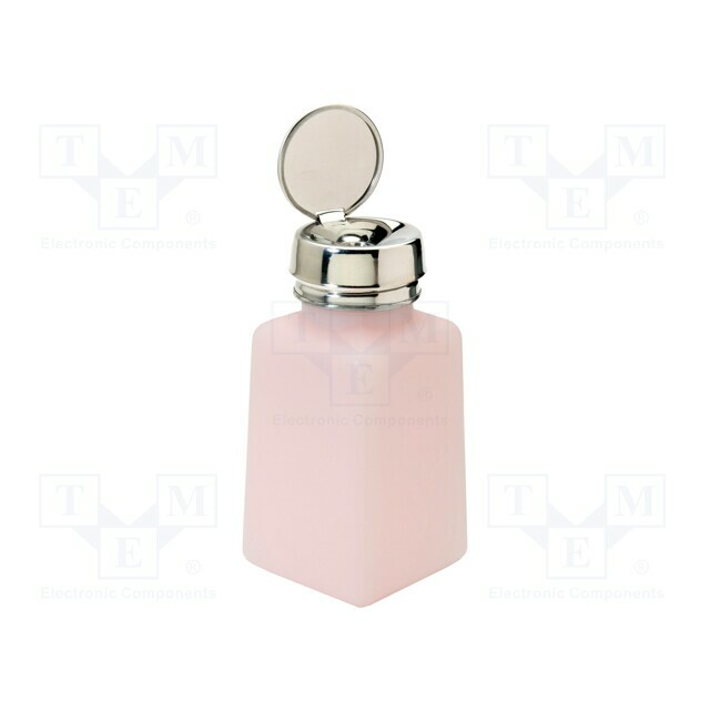 IDEAL-TEK Dosing bottle; ESD; 180ml; pink