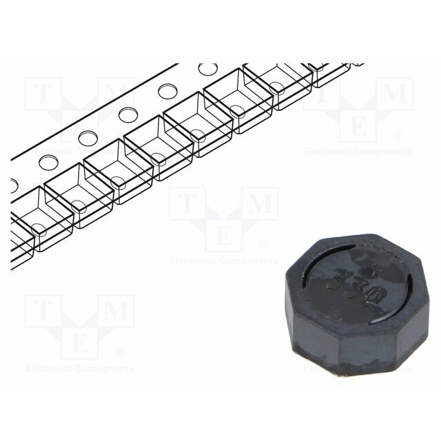 BOURNS Inductor: wire; SMD; 33uH; Ioper: