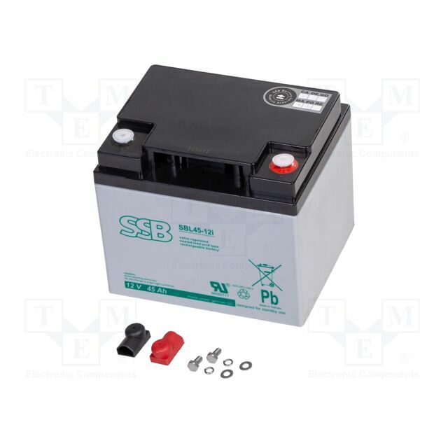 SSB Re-battery: acid-lead; 12V; 45Ah; AGM