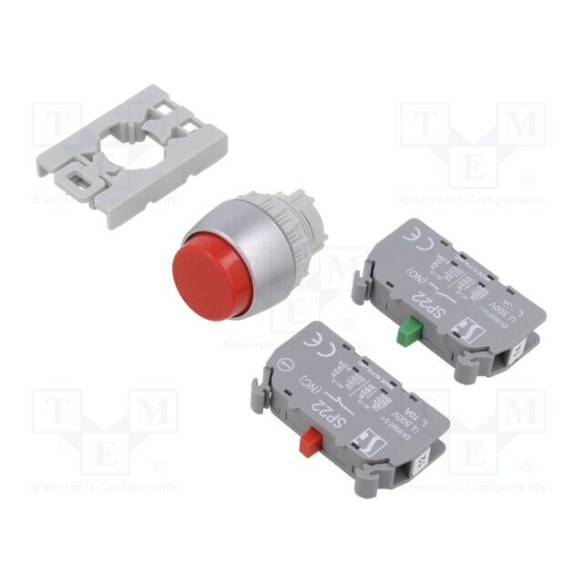 SPAMEL Switch: push-button; 22mm; Stabl.pos: