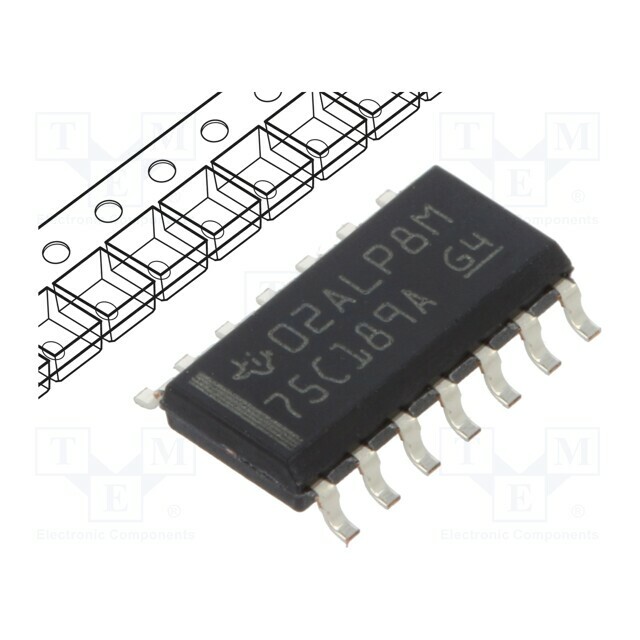 TEXAS INSTRUMENTS IC: interface; line receiver