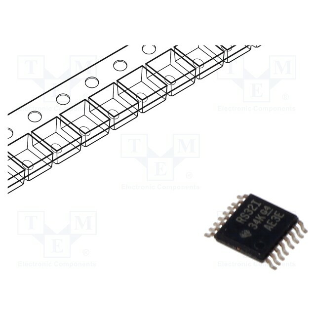TEXAS INSTRUMENTS IC: interface; receiver,line