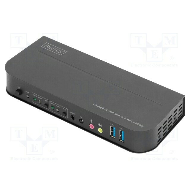 DIGITUS KVM switch; 4K,HDCP 2