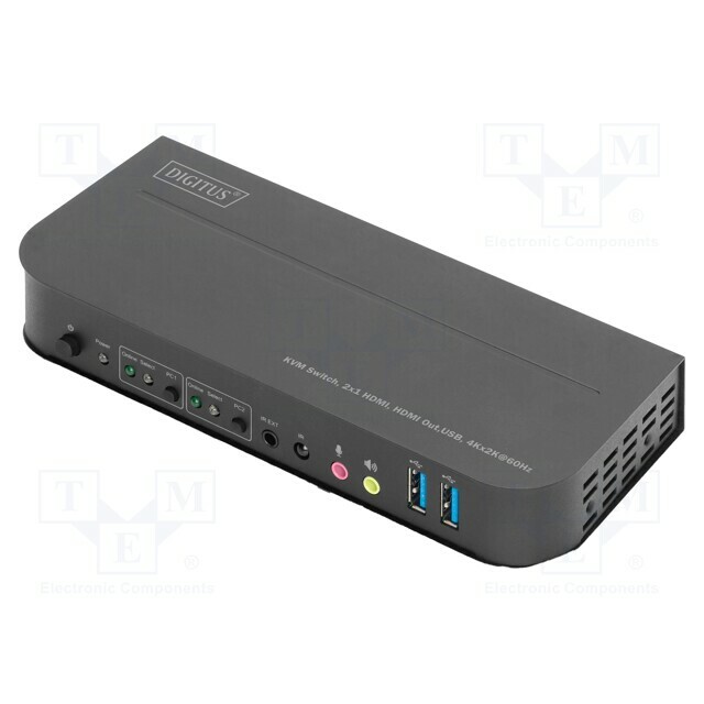 DIGITUS KVM switch; 4K,HDCP 2