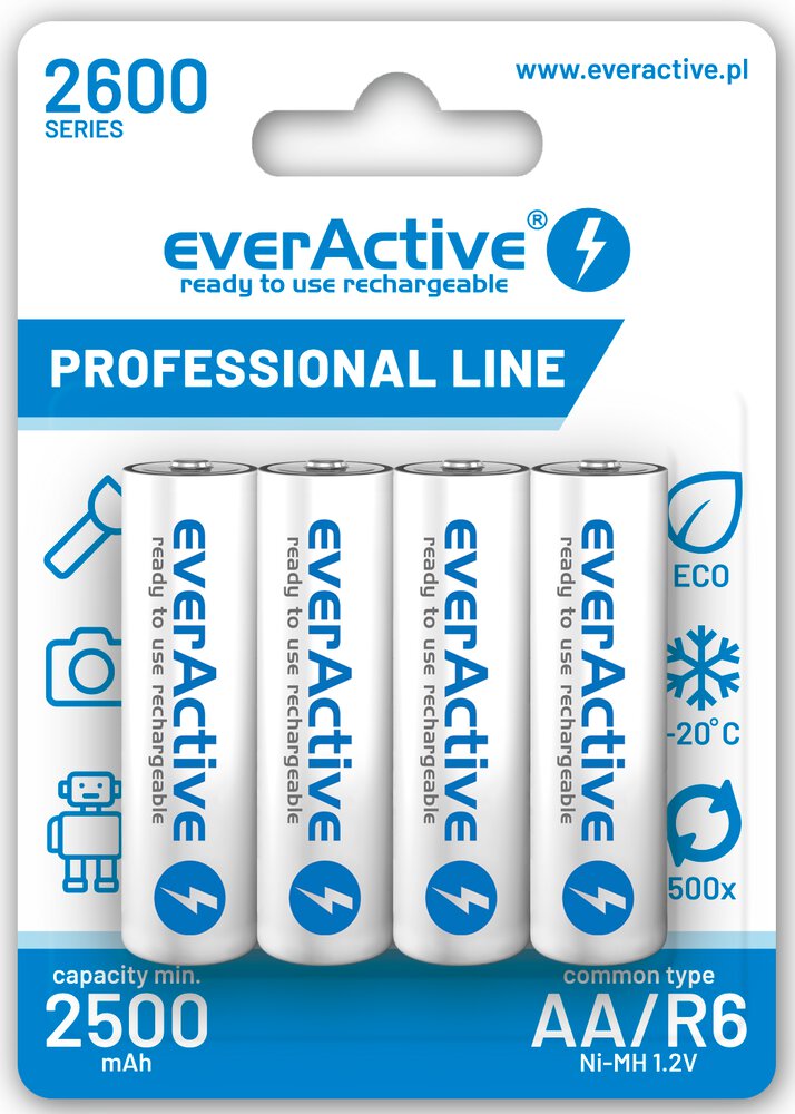 R06/AA akumulatori 1.2V everActive Professional