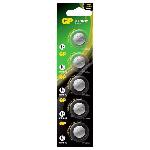 VARTA Baterijas GP Super CR1632, Lithium