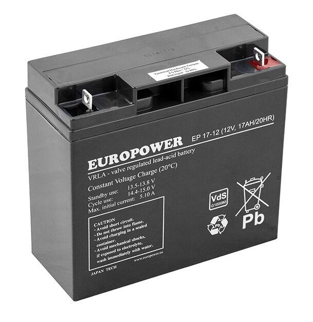 AGM EUROPOWER EP gēla akumulators 12V