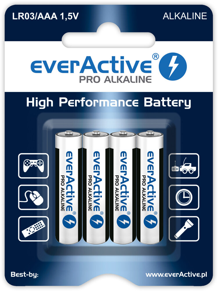 LR03 4BL everActive Pro Alkaline |