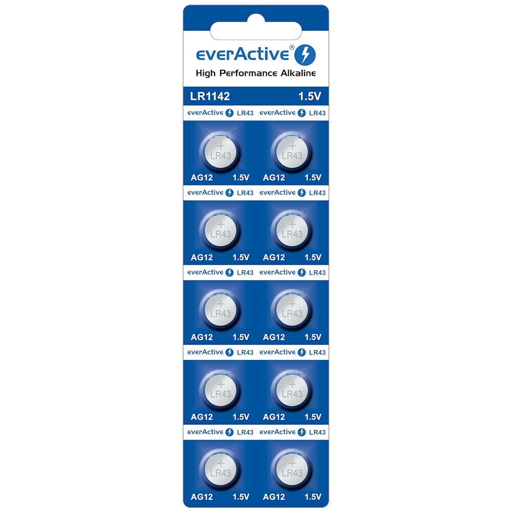 G12 10BL everActive Alkaline LR1142 |