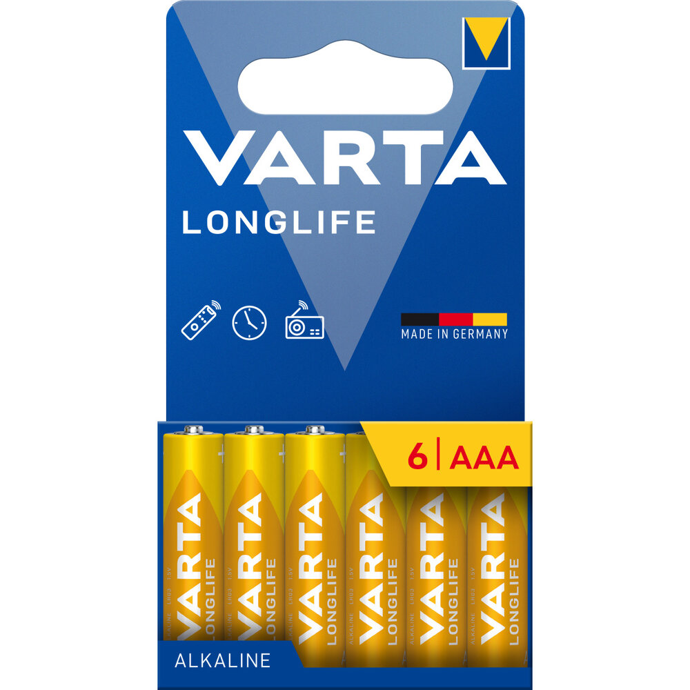 LR03 6BL VARTA Longlife (4103) |