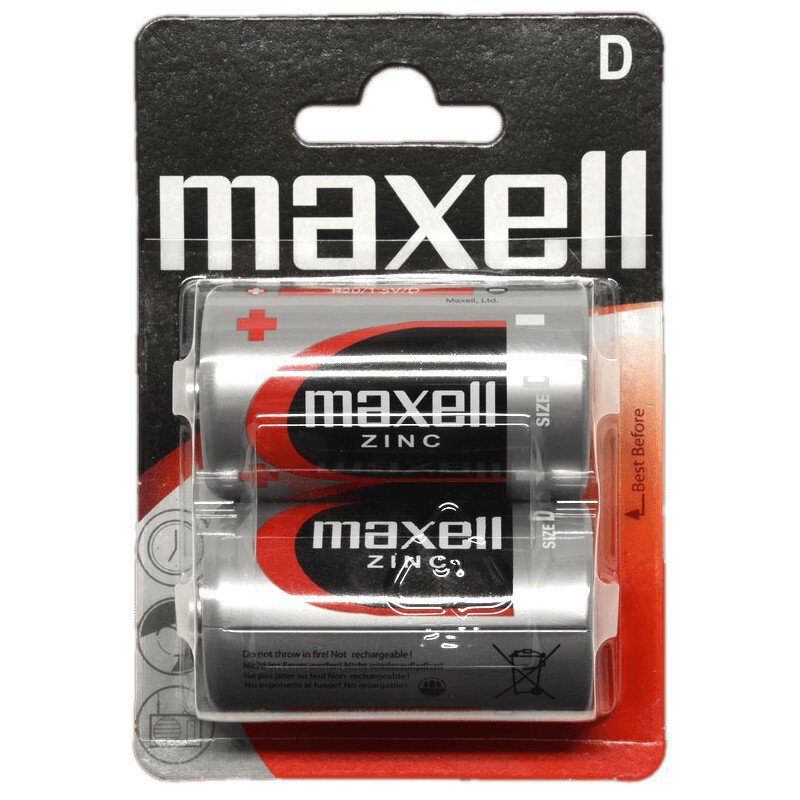 R20 2 gab Maxell BATerijas (ARMAR20B)