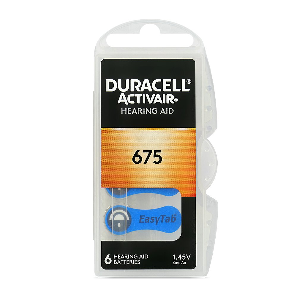 675 - 6BL DURACELL ACTIVAIR AKUMULATORS