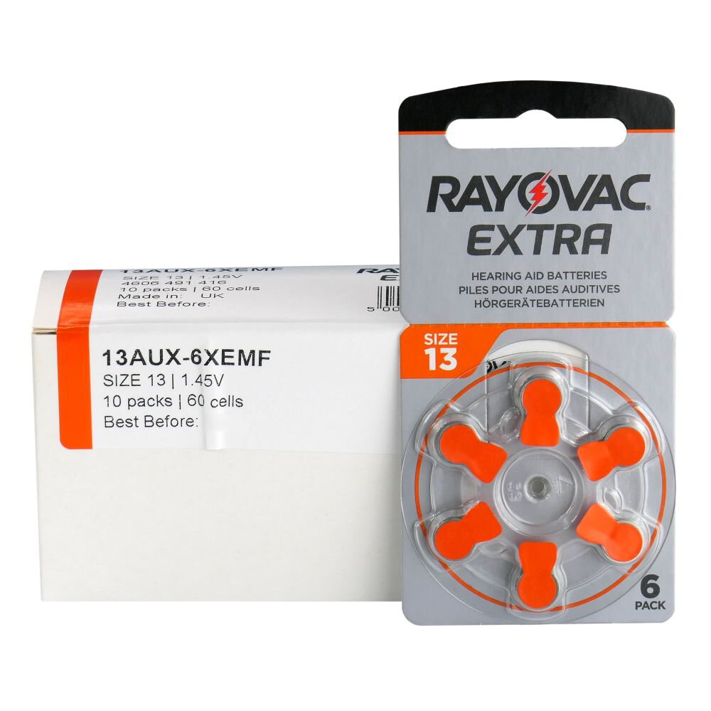 RAYOVAC 13 - 6 gab EXTRA
