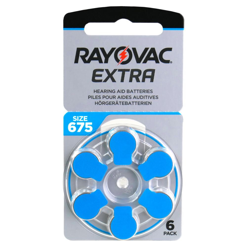 RAYOVAC 675 - 6BL PAPILDU STARU