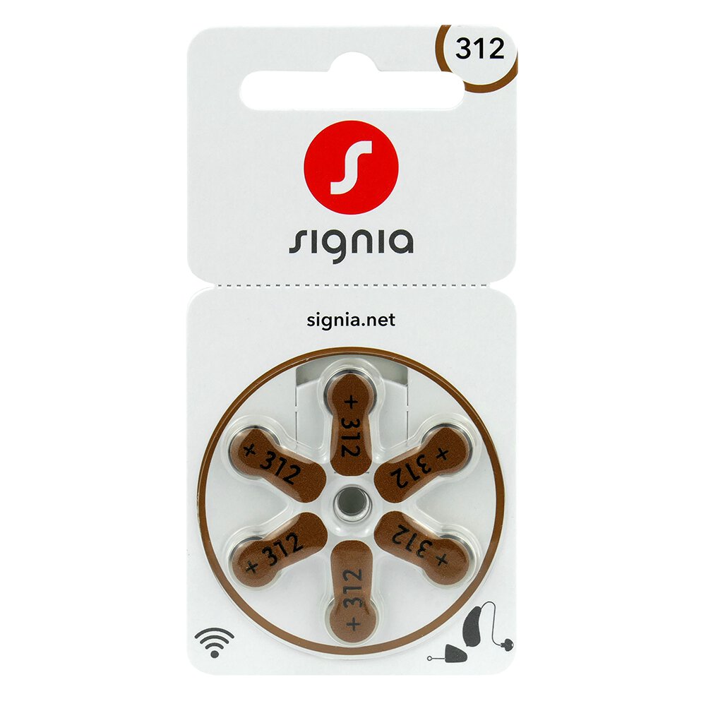 312 6 gab SIGNIA (BATERIJA APA
