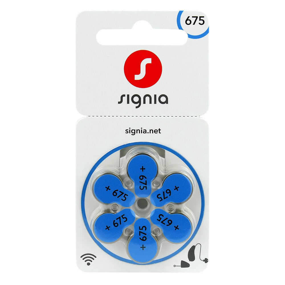 675 6 gab SIGNIA (BATERIJA APA