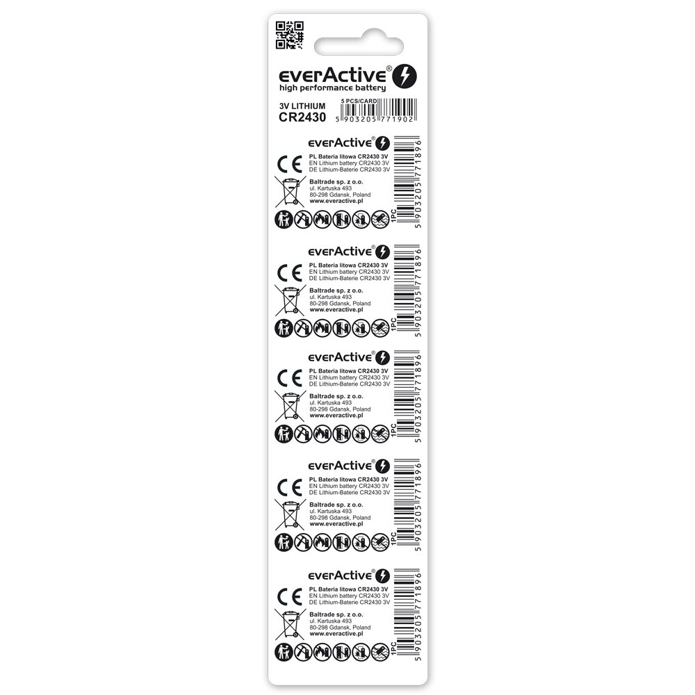 Lithium battery mini everActive CR2430 5