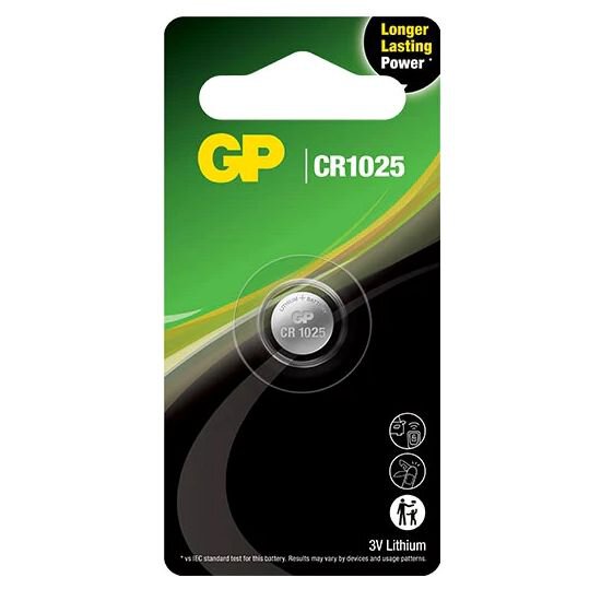 Litija baterijas CR1025 1 gab GP