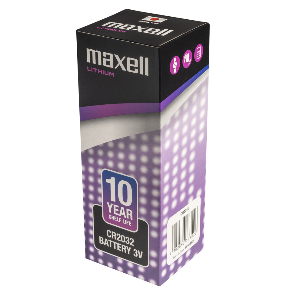 CR2032 baterijas 3V Maxell litija CR2032