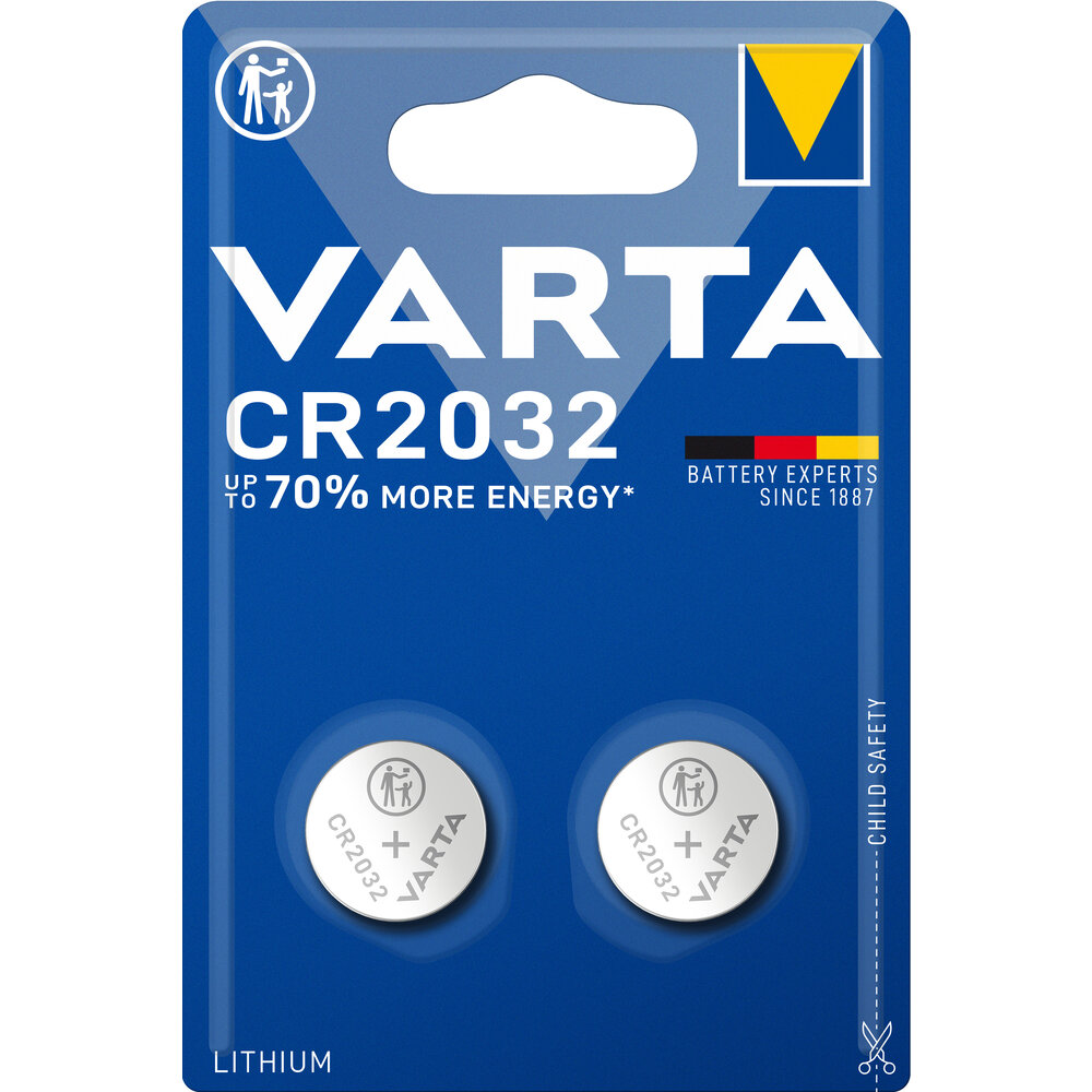 Baterija Varta CR2032 Professional 2 gab